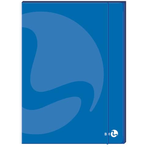 Cartellette 3 lembi BM Color con dorso 1 cm ed elastico colori assortiti conf. 6 pz  - 112775